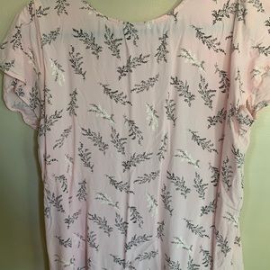 Loft Pink Floral Top